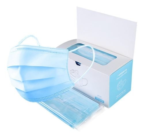TAPABOCAS DESECHABLE TERMOSELLADO EMPAQUE INDIVIDUAL CAJA X 50