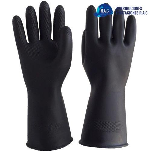GUANTE DE CAUCHO CALIBRE 35 NEGRO