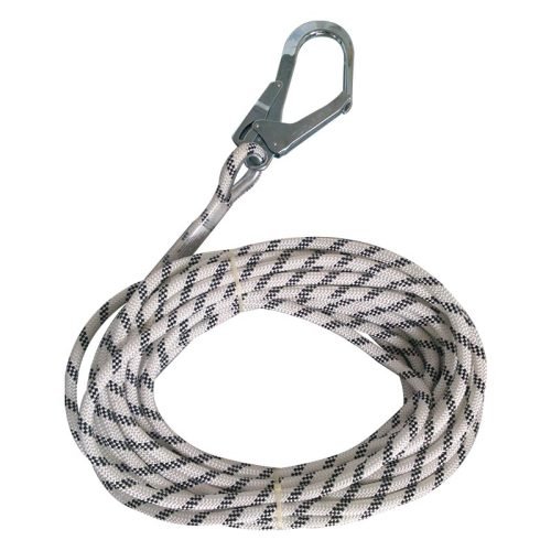 LÍNEA DE VIDA EN CUERDA DE 11MM X 30 Mts CON GANCHO - SOSEGA
