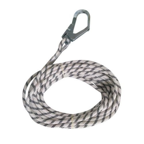 LINEA DE VIDA EN CUERDA DE 13MM X 30 mts CON MOSQUETON - SOSEGA
